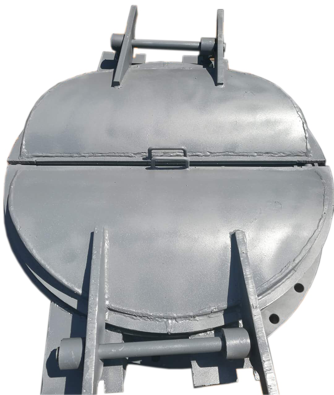 雙向側開鋼制拍門